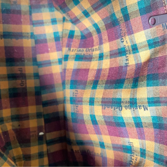 Marino Orlandi Vintage Leather brown Medium shoulder bag with gold tone accents - Picture 13 of 13